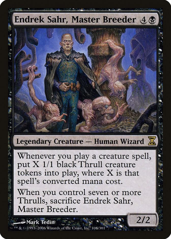 Endrek Sahr, Master Breeder 106 card from Time Spiral