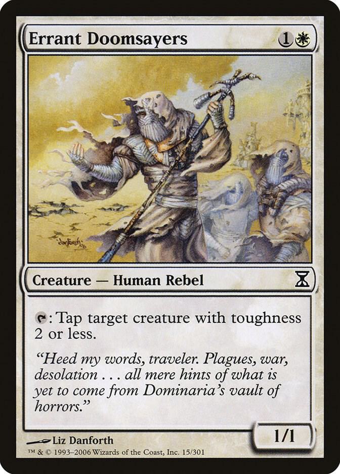 Errant Doomsayers 15 card from Time Spiral