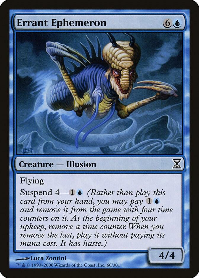 Errant Ephemeron 60 card from Time Spiral