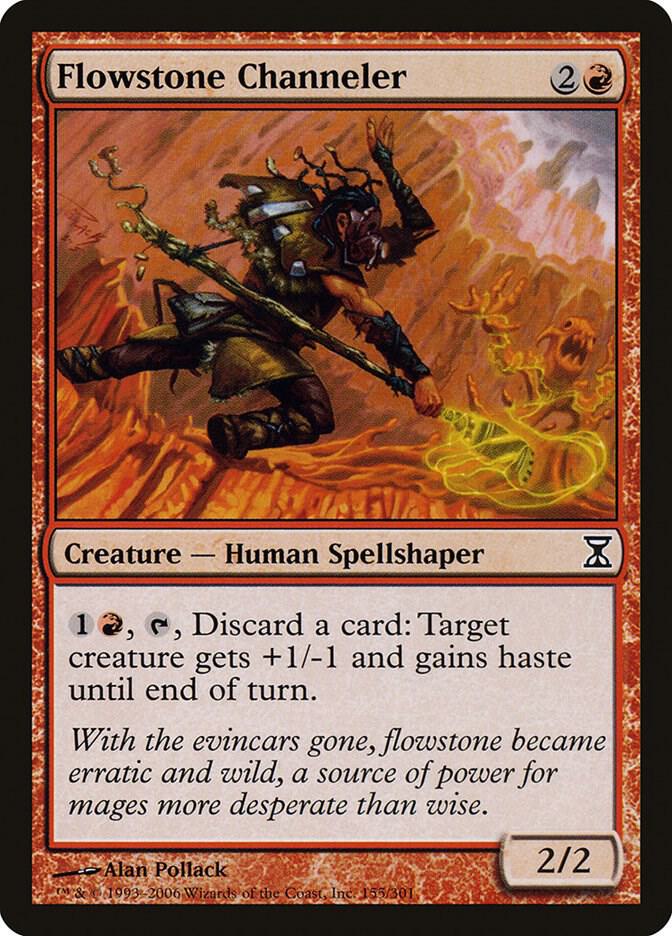 Flowstone Channeler 155 card from Time Spiral