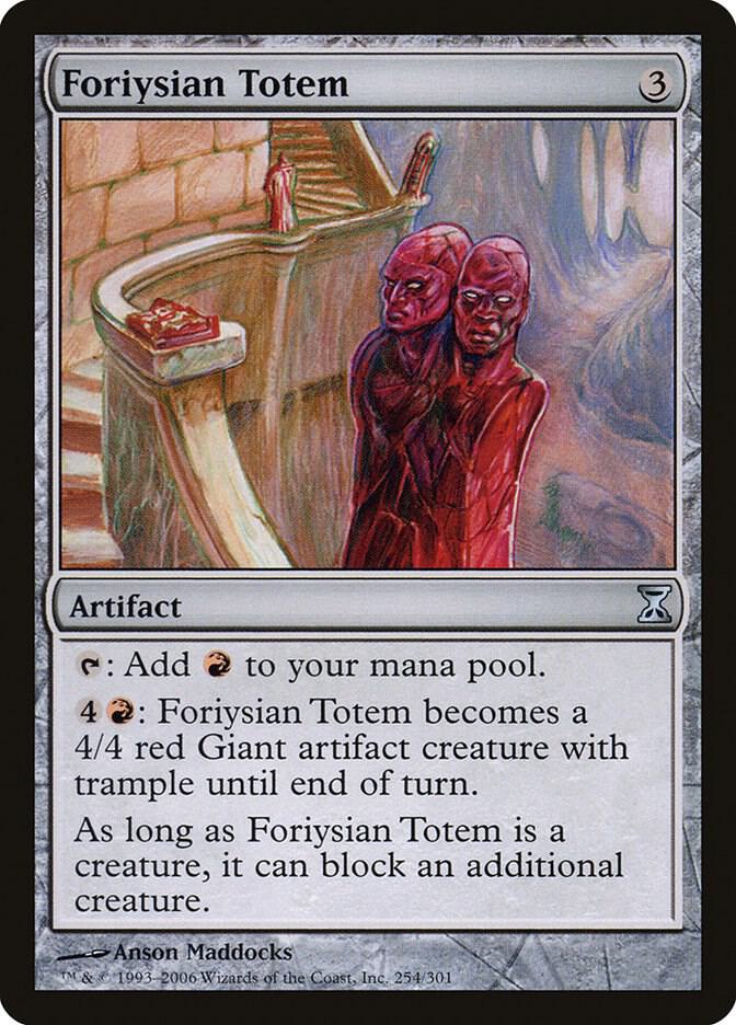 Foriysian Totem 254 card from Time Spiral