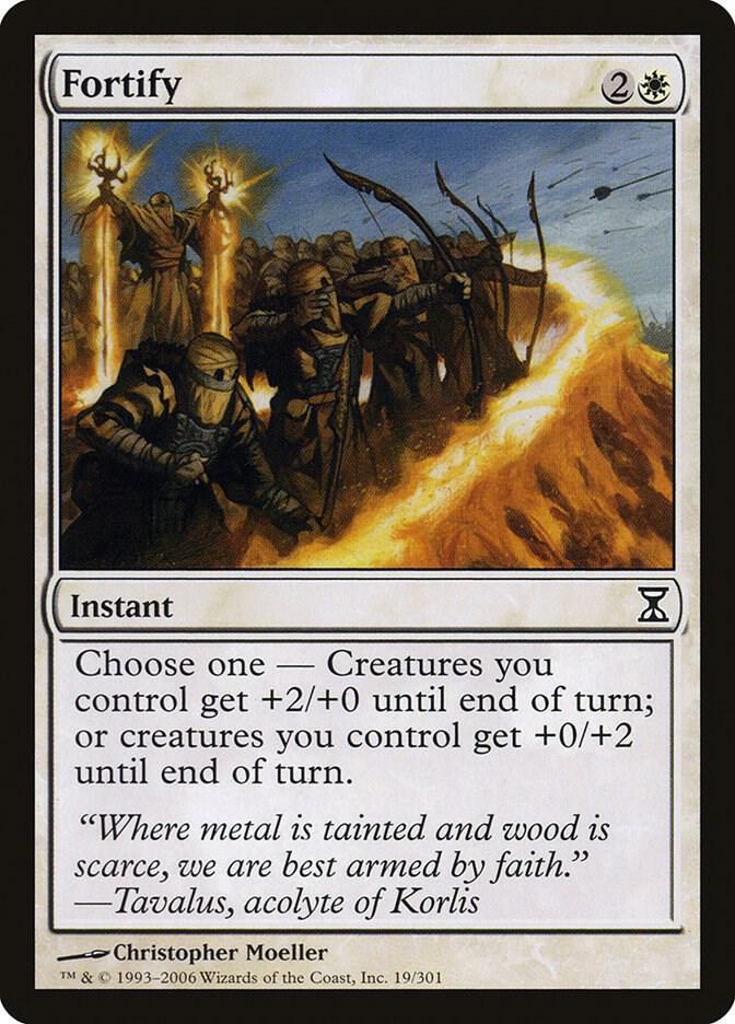 Fortify 19 card from Time Spiral