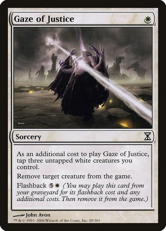 Gaze of Justice 20 card from Time Spiral