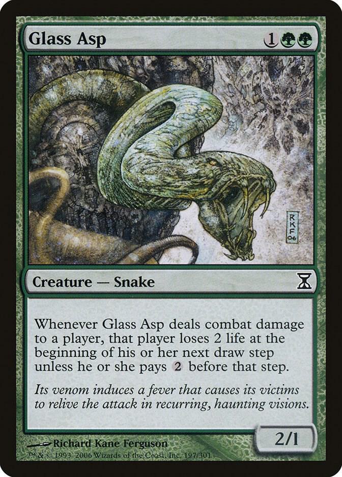 Glass Asp 197 card from Time Spiral
