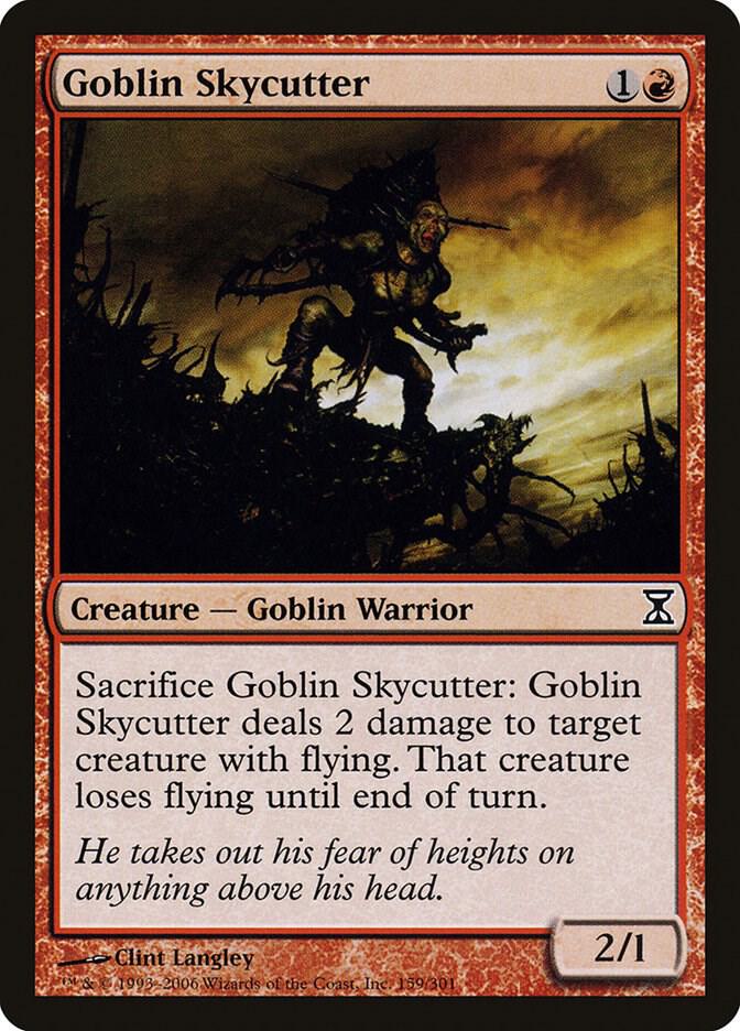 Goblin Skycutter 159 card from Time Spiral