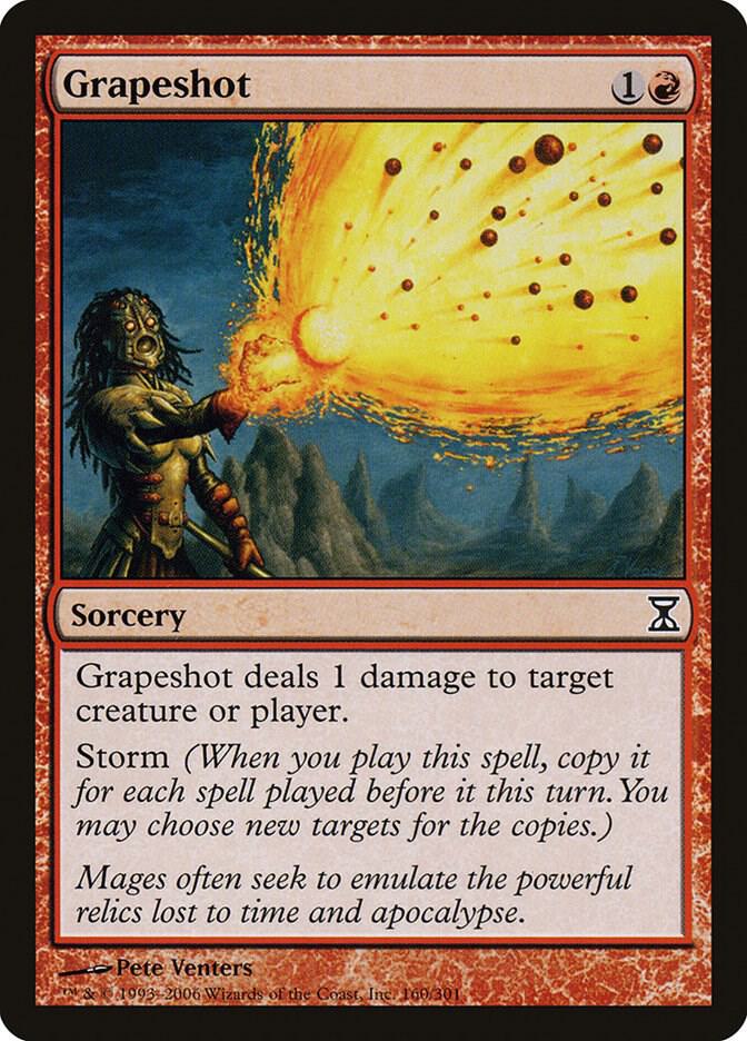 Grapeshot 160 card from Time Spiral