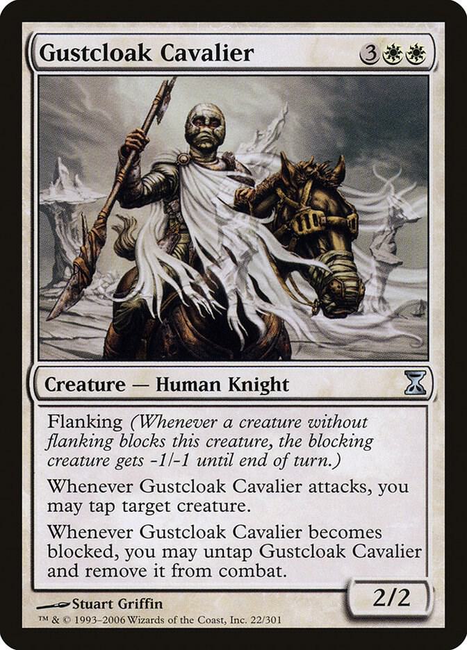 Gustcloak Cavalier 22 card from Time Spiral