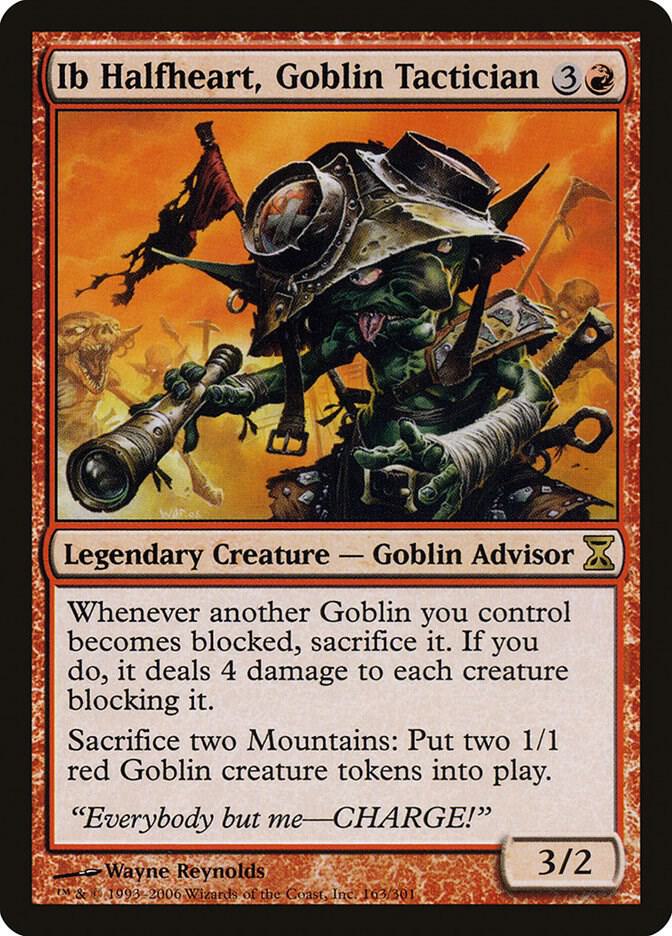 Ib Halfheart, Goblin Tactician 163 card from Time Spiral