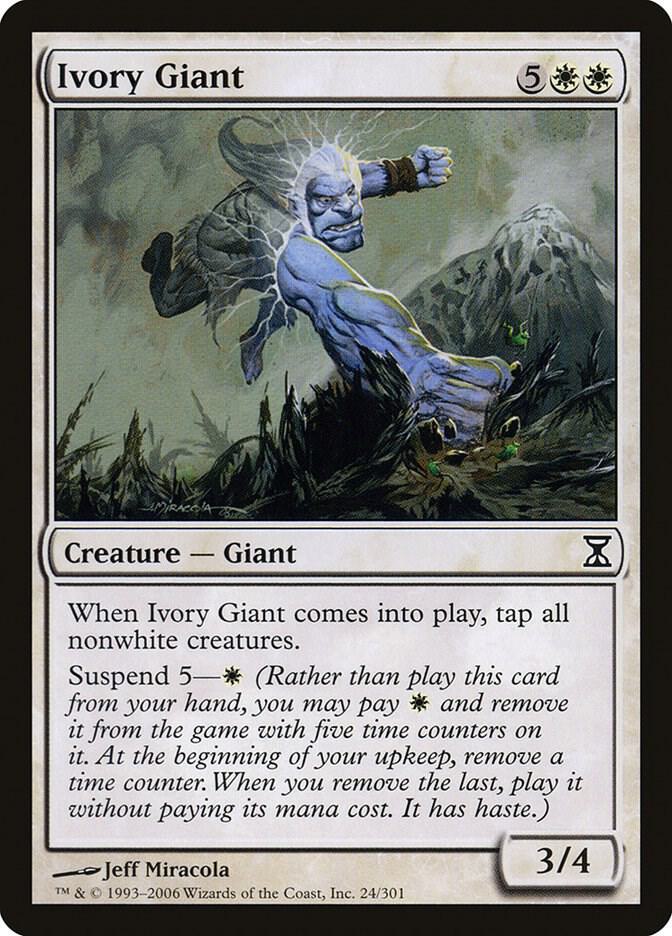 Ivory Giant 24 card from Time Spiral