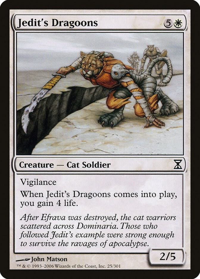 Jedit's Dragoons 25 card from Time Spiral