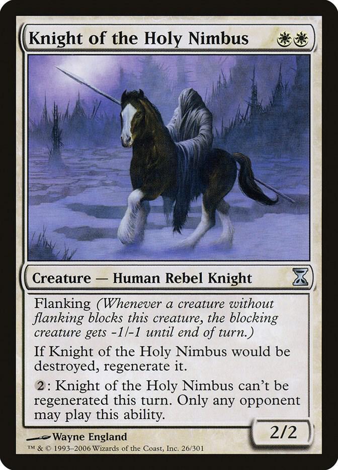 Knight of the Holy Nimbus 26 card from Time Spiral