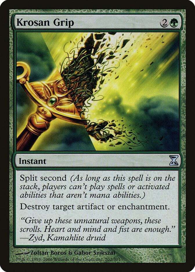 Krosan Grip 202 card from Time Spiral