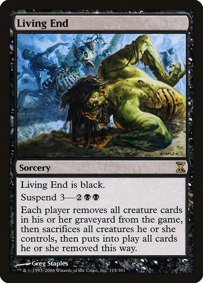Living End 115 card from Time Spiral