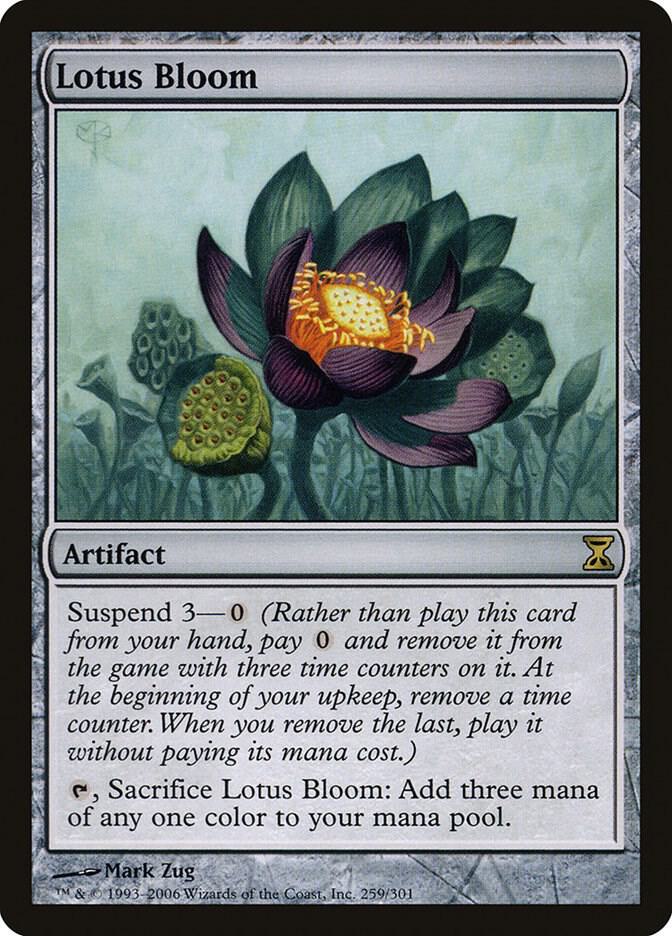 Lotus Bloom 259 card from Time Spiral