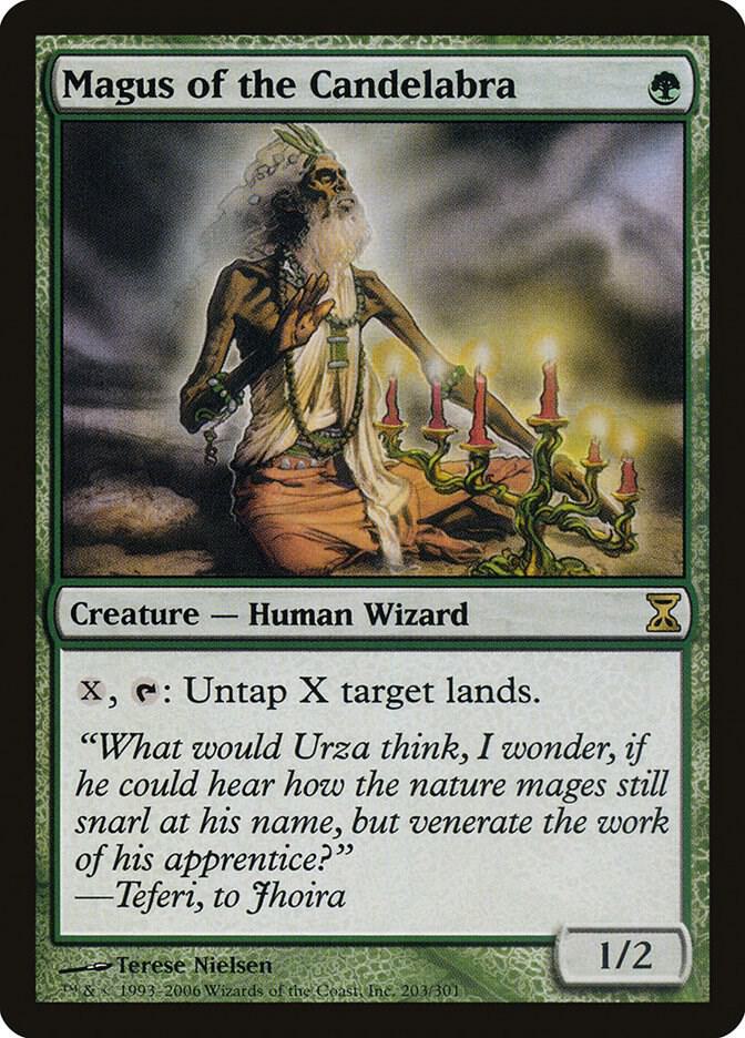 Magus of the Candelabra 203 card from Time Spiral