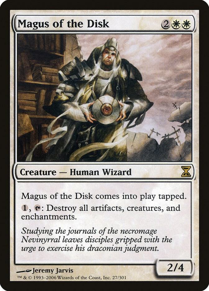 Magus of the Disk 27 card from Time Spiral