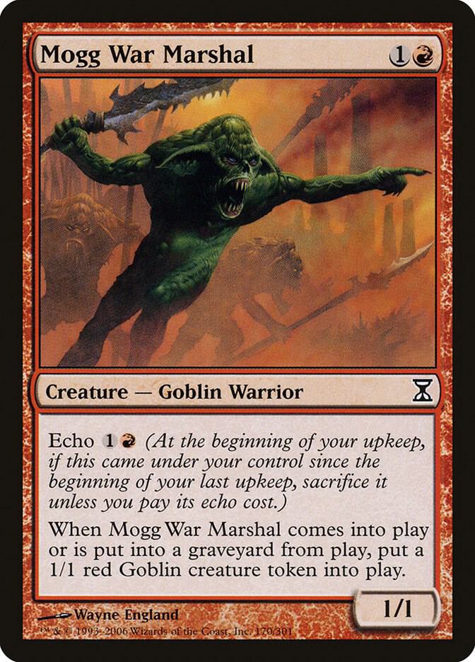 Mogg War Marshal 170 card from Time Spiral