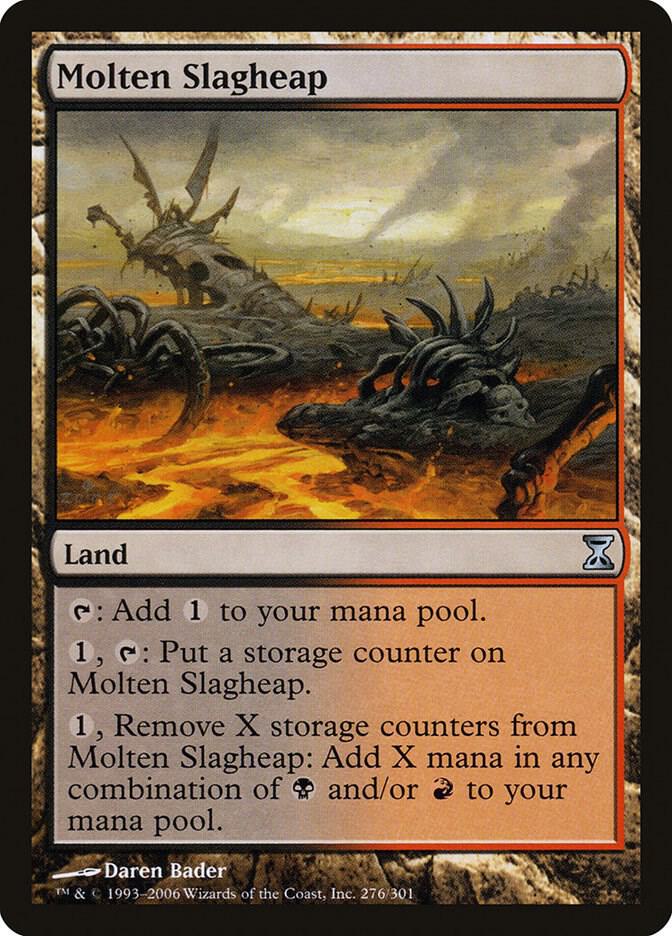 Molten Slagheap 276 card from Time Spiral