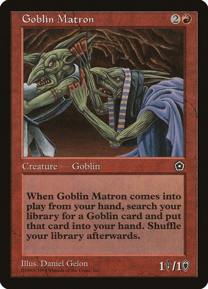 Goblin Matron card from Portal Second Age