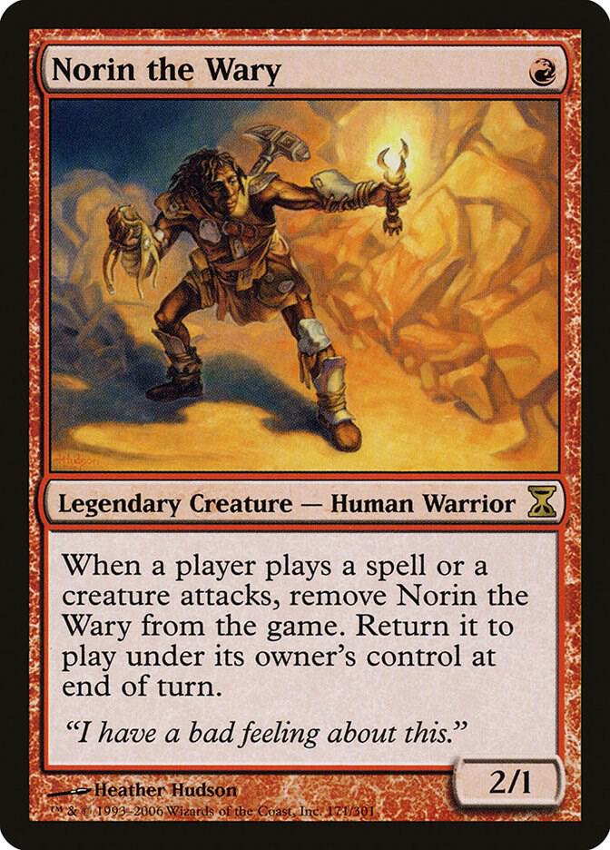 Norin the Wary 171 card from Time Spiral