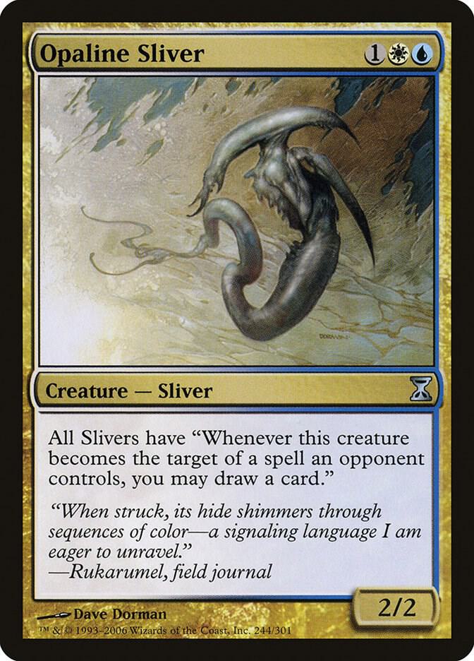 Opaline Sliver 244 card from Time Spiral