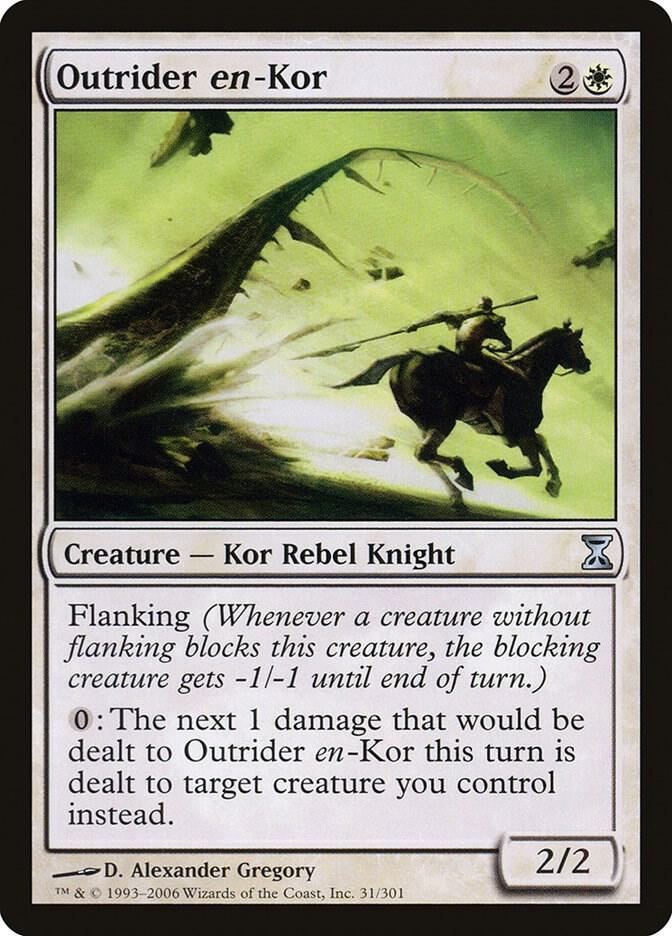 Outrider en-Kor 31 card from Time Spiral