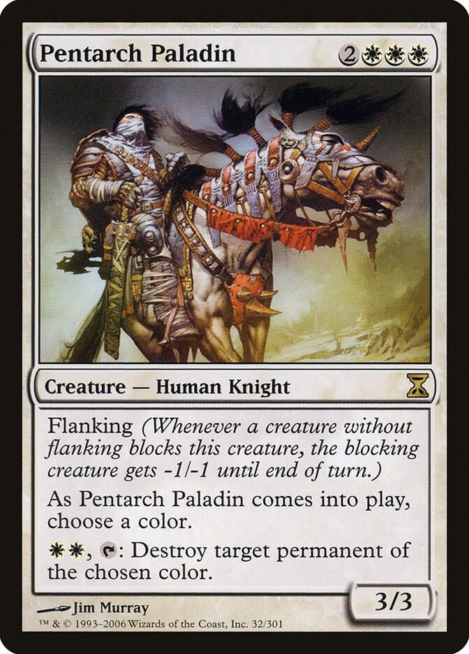 Pentarch Paladin 32 card from Time Spiral