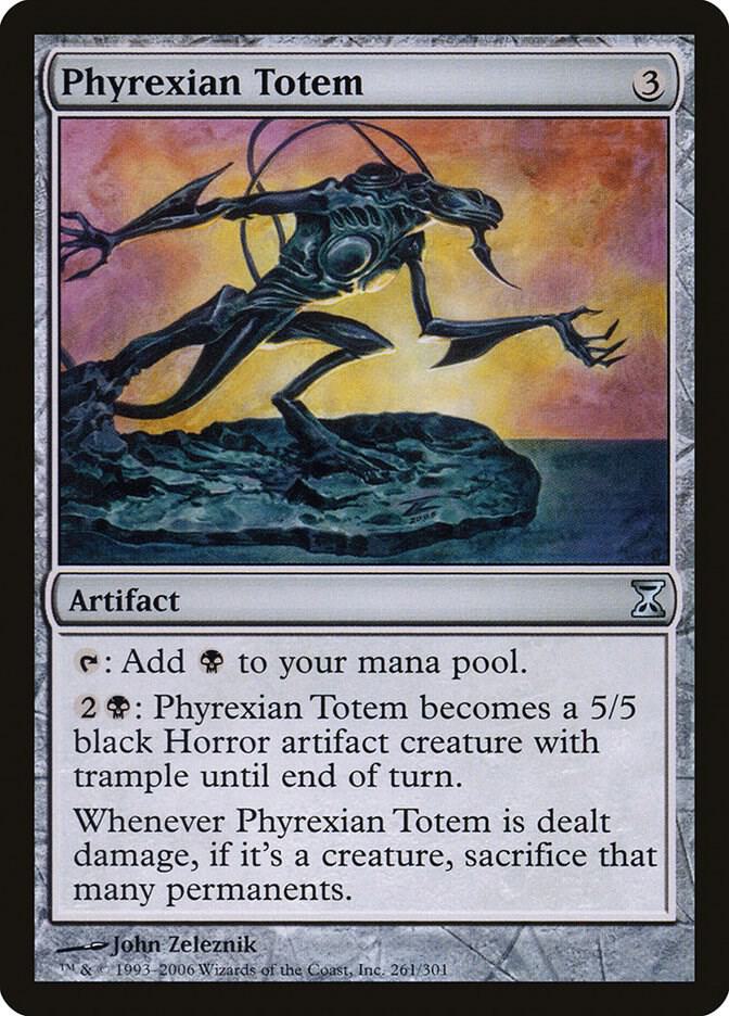 Phyrexian Totem 261 card from Time Spiral