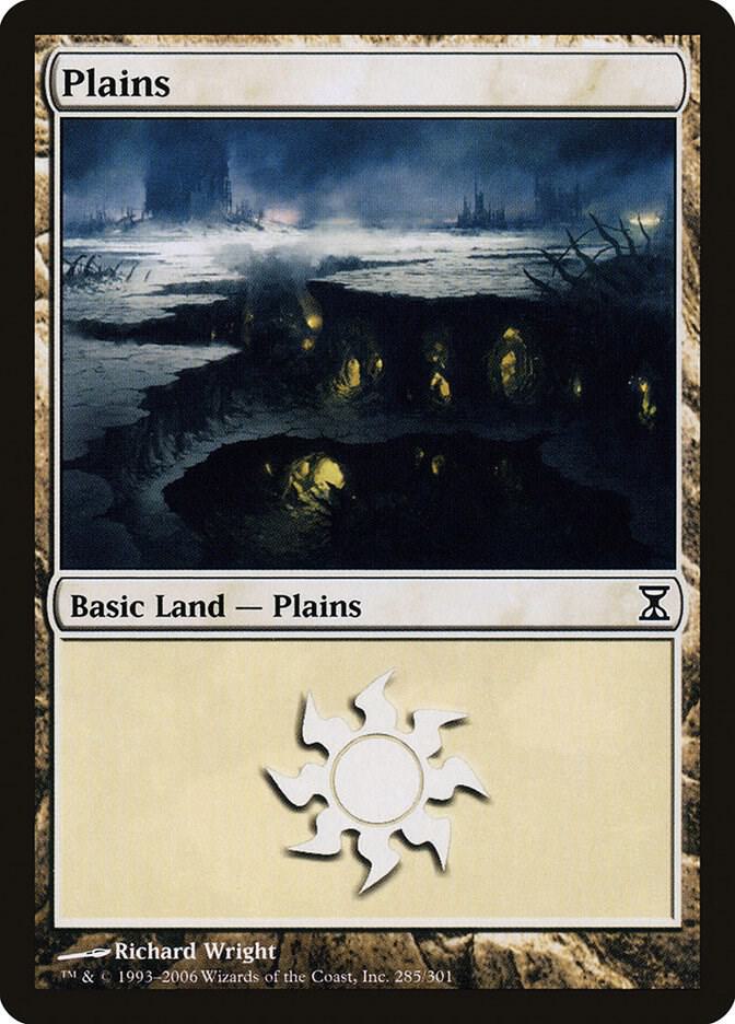 Plains 285 card from Time Spiral