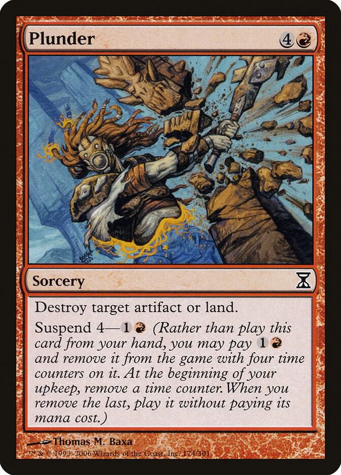 Plunder 174 card from Time Spiral