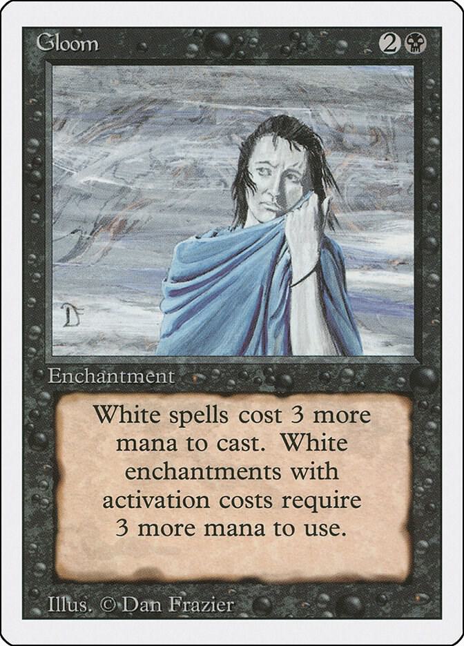 Gloom card from Revised Edition