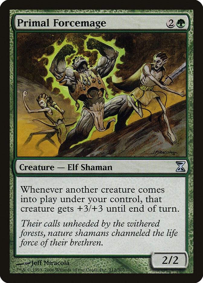 Primal Forcemage 212 card from Time Spiral