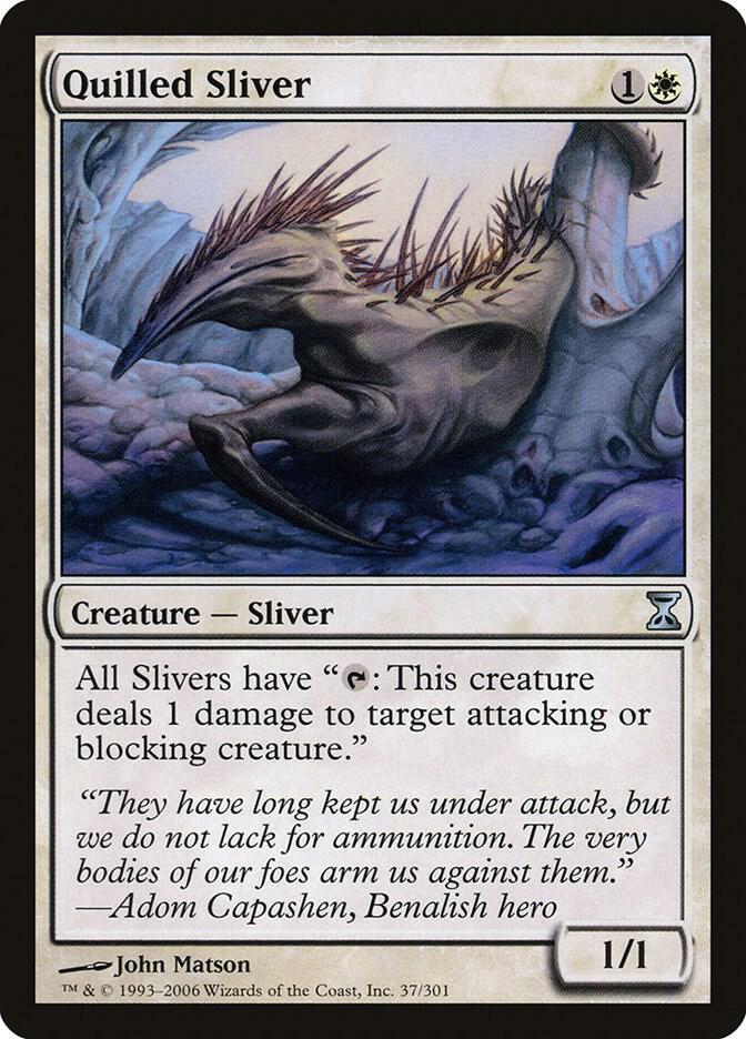 Quilled Sliver 37 card from Time Spiral