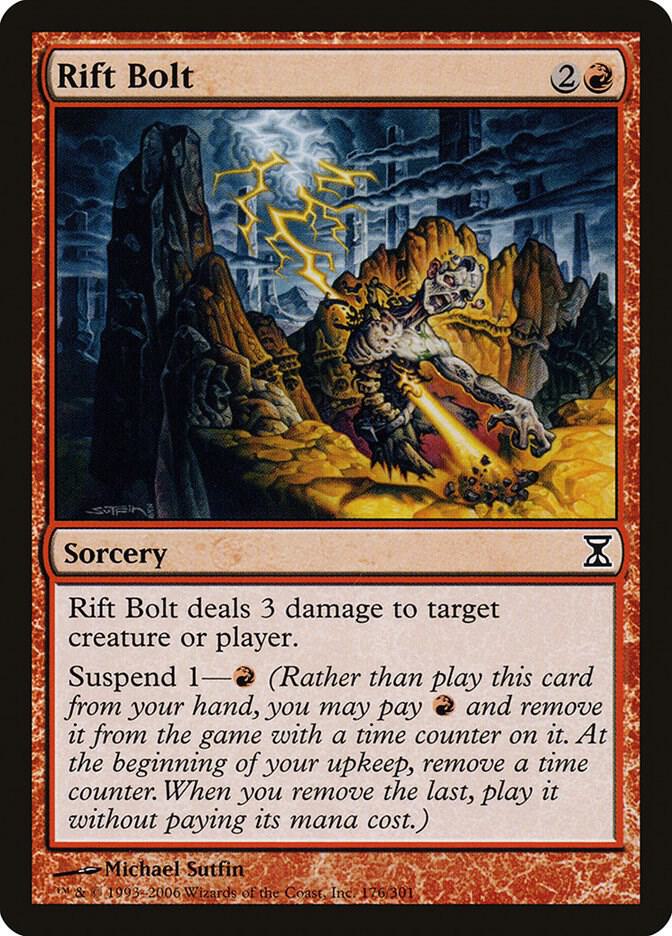 Rift Bolt 176 card from Time Spiral