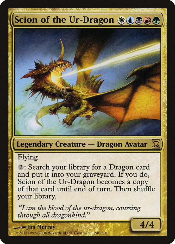 Scion of the Ur-Dragon 246 card from Time Spiral