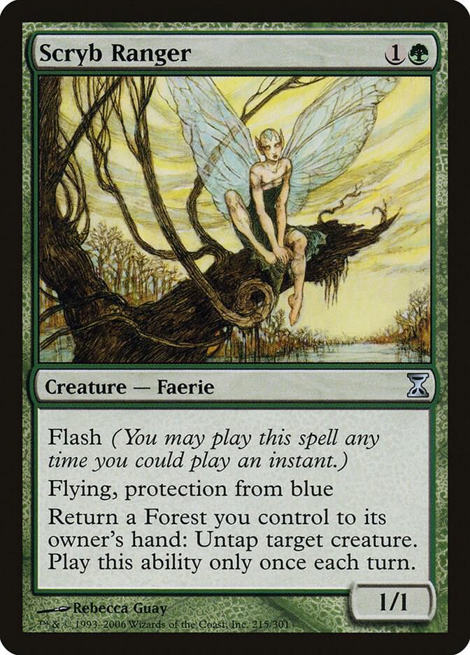 Scryb Ranger 215 card from Time Spiral