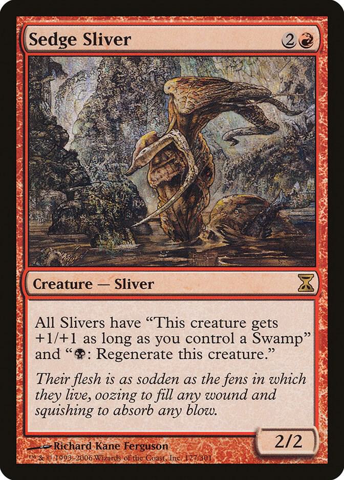 Sedge Sliver 177 card from Time Spiral