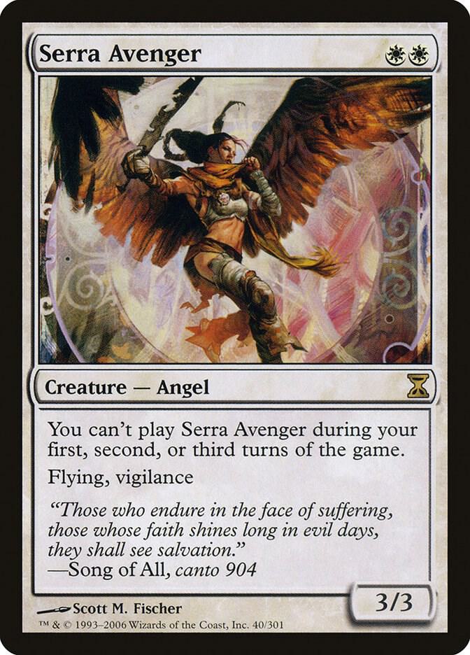 Serra Avenger 40 card from Time Spiral