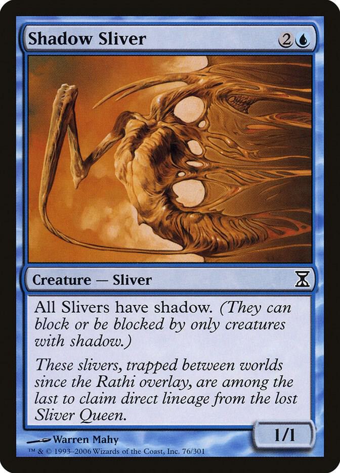 Shadow Sliver 76 card from Time Spiral