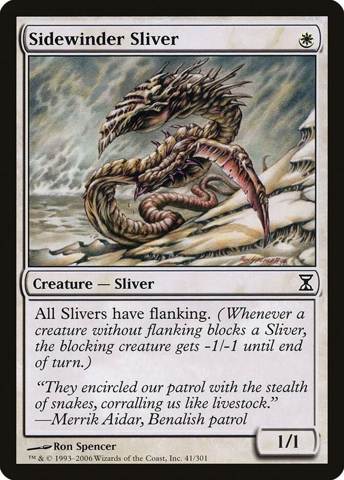 Sidewinder Sliver 41 card from Time Spiral