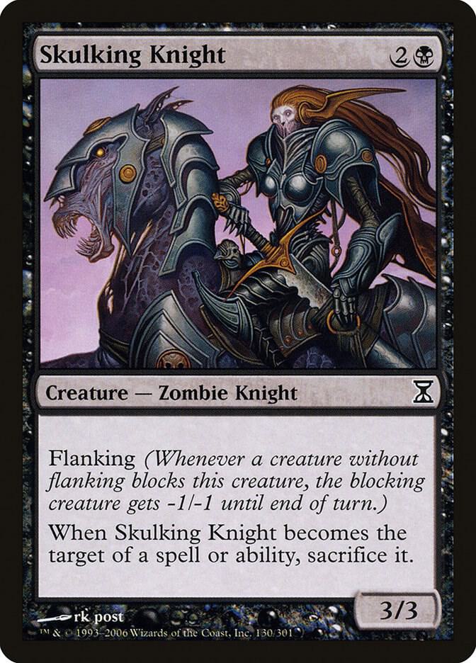 Skulking Knight 130 card from Time Spiral