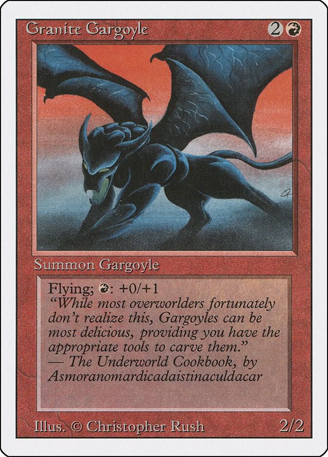 Granite Gargoyle card from Revised Edition