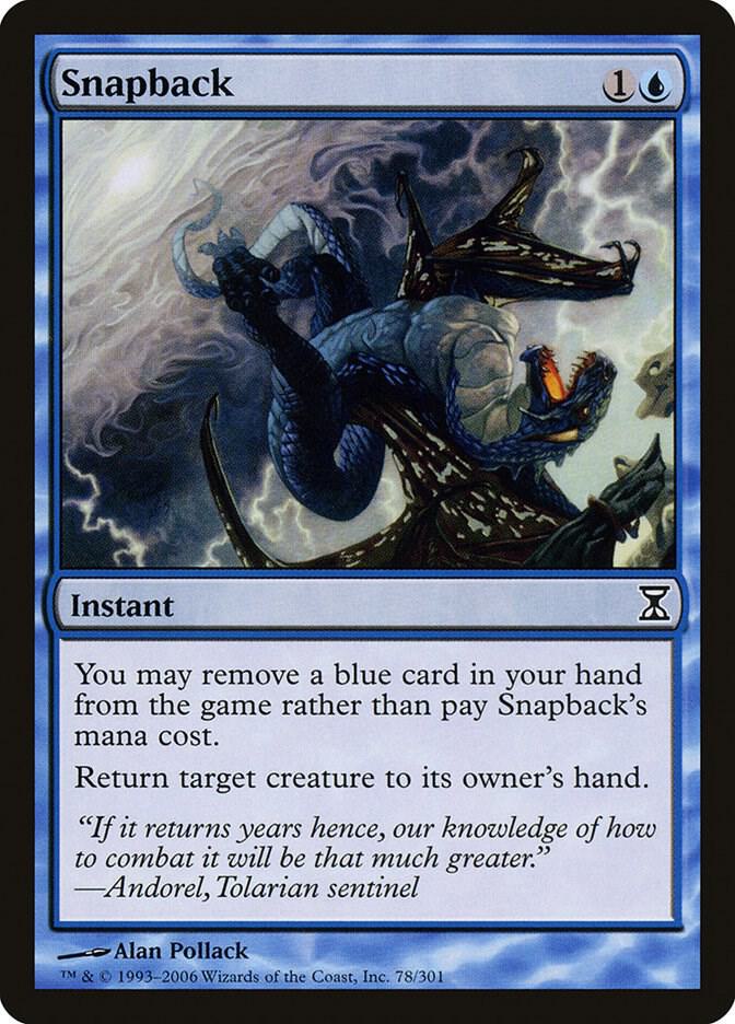 Snapback 78 card from Time Spiral