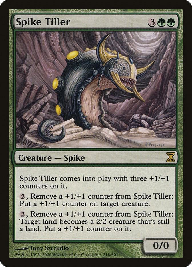 Spike Tiller 218 card from Time Spiral