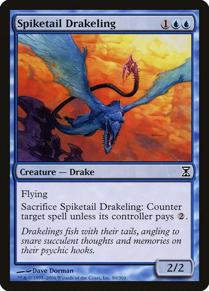 Spiketail Drakeling 80 card from Time Spiral