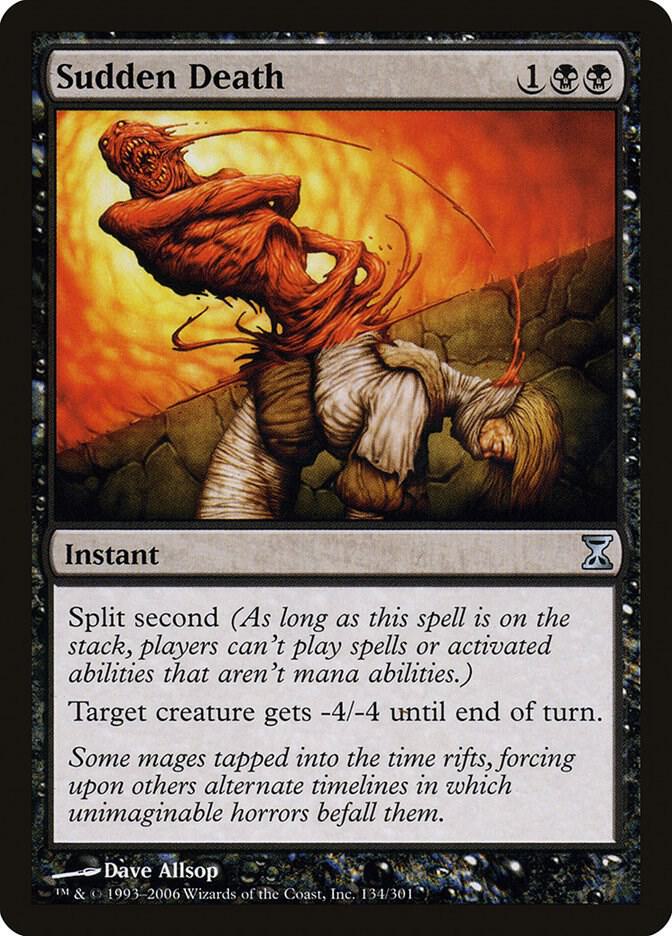 Sudden Death 134 card from Time Spiral