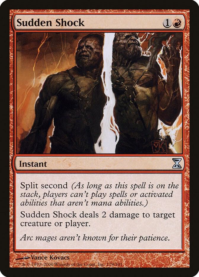 Sudden Shock 179 card from Time Spiral