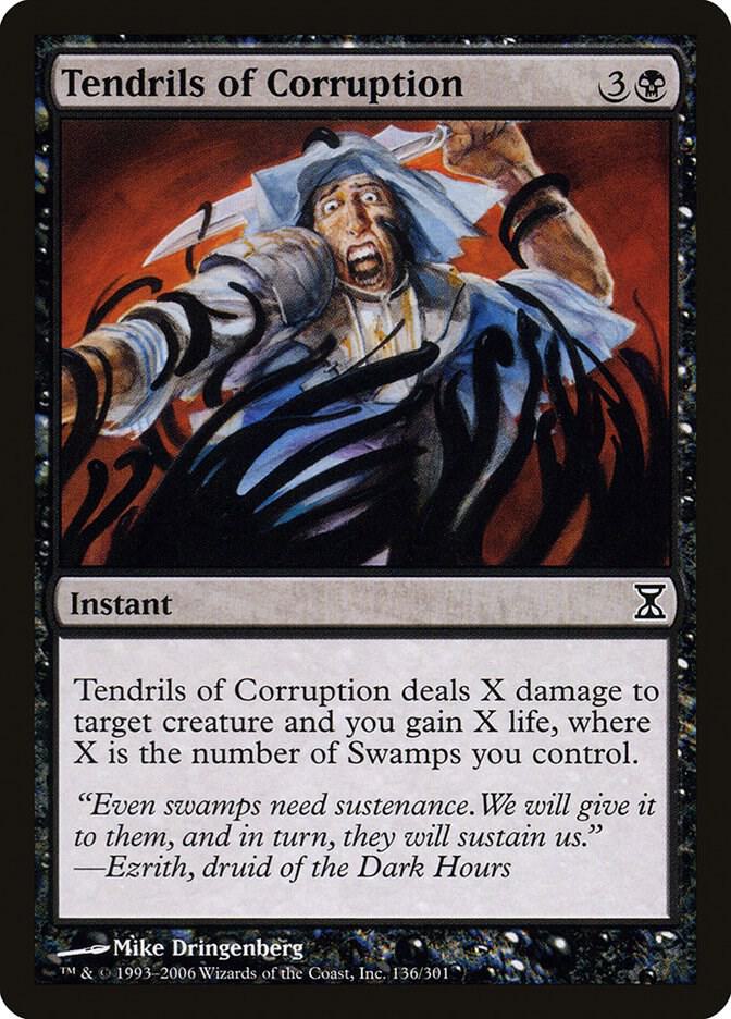 Tendrils of Corruption 136 card from Time Spiral