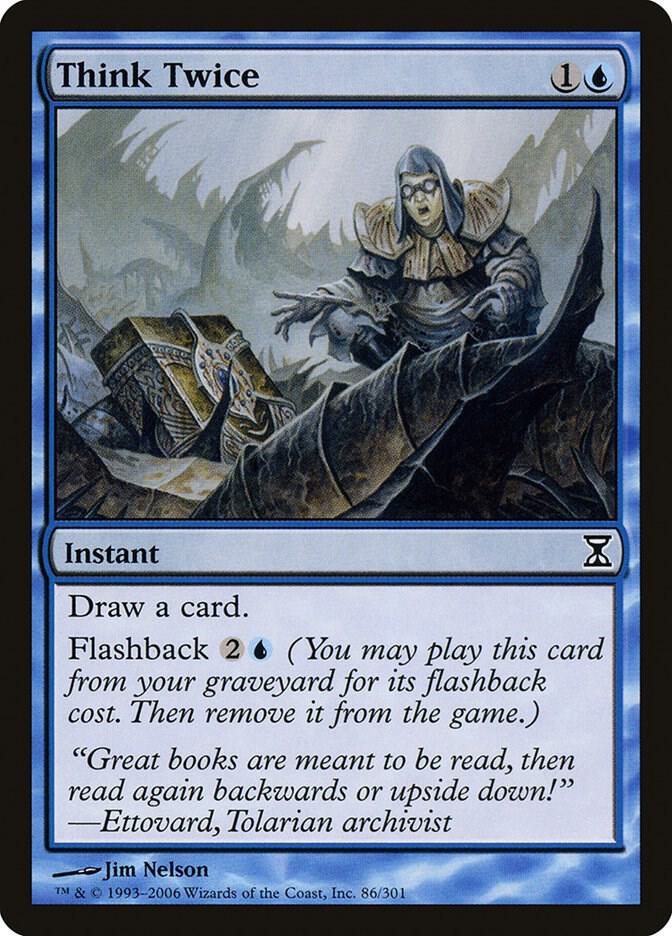 Think Twice 86 card from Time Spiral