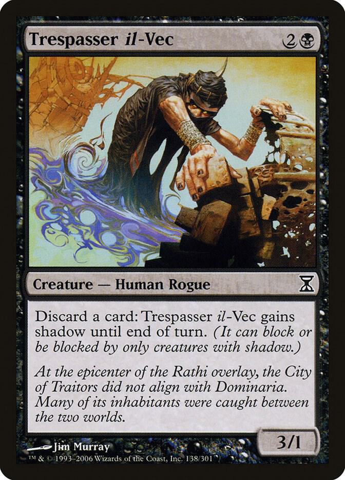 Trespasser il-Vec 138 card from Time Spiral